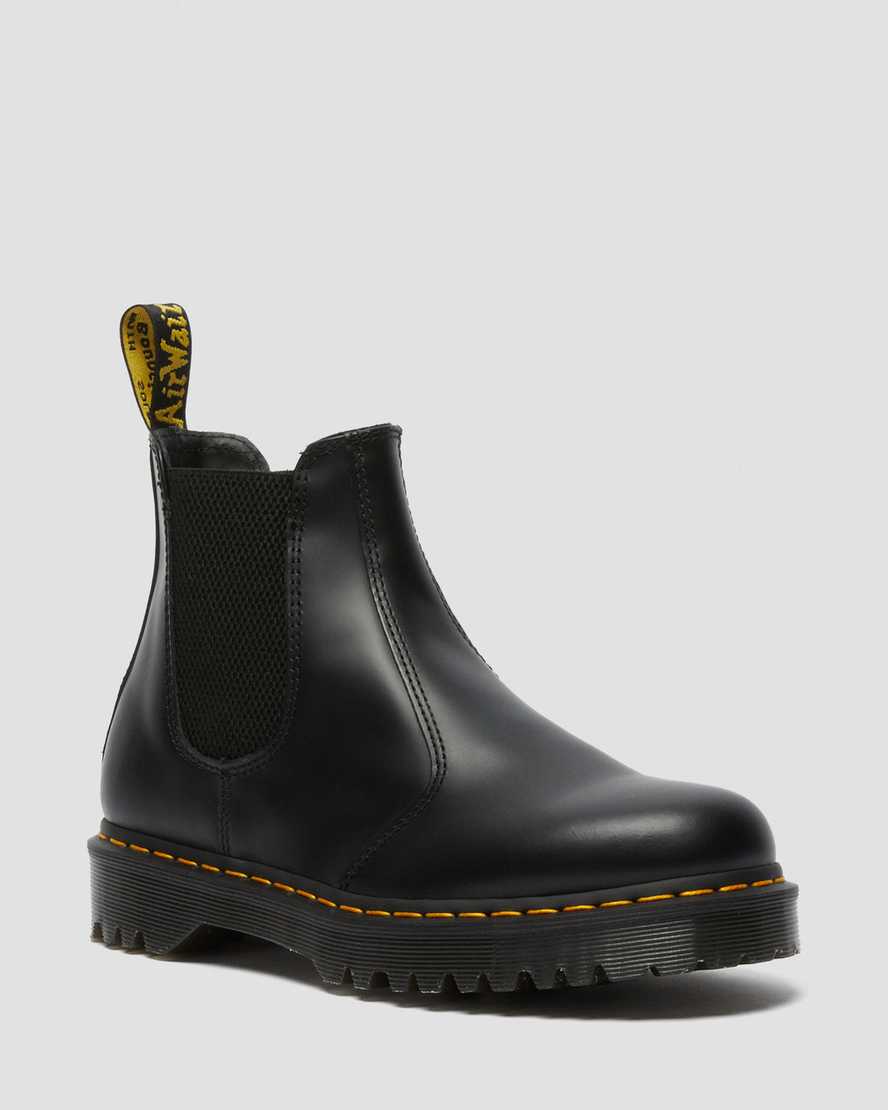 Dr. Martens 2976 Bex Smooth Nahka Miesten Chelsea Nilkkurit - Mustat Nilkkurit [587-ORMKUV]